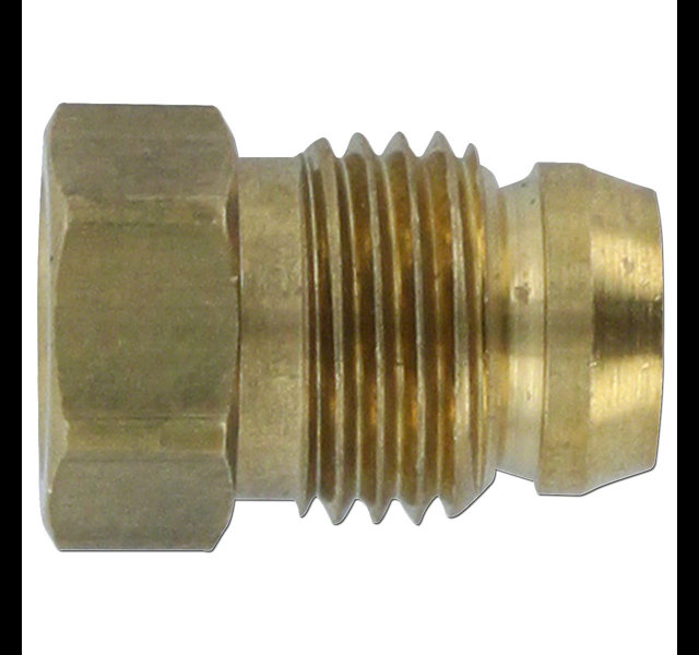 Nippel met knelring en draad 7.9 mm leiding