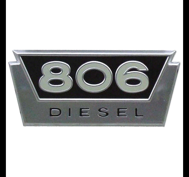 International 806 diesel embleem