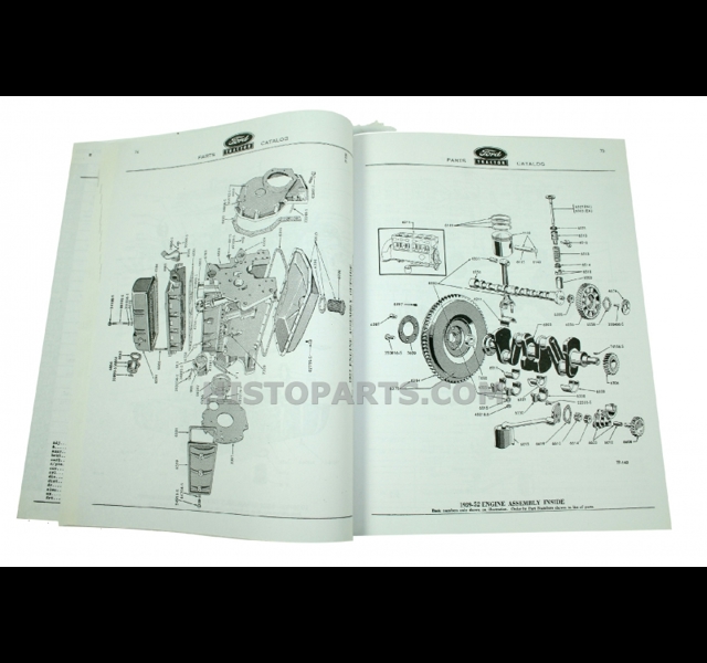 Master parts catalog, Ford 9N, 2N, 8N & Jubilee Histoparts