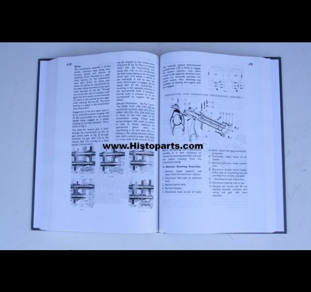 Ferguson TE serie werkplaatsboek. engelstalig Histoparts