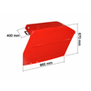 Pair of fenders, Massey Ferguson 230 - 390 in detail