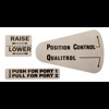 Dexta position control sticker set