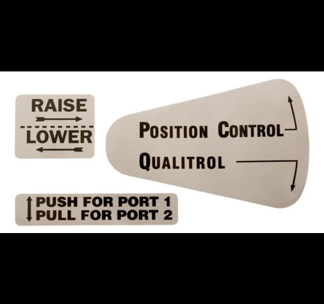 Dexta position control sticker set