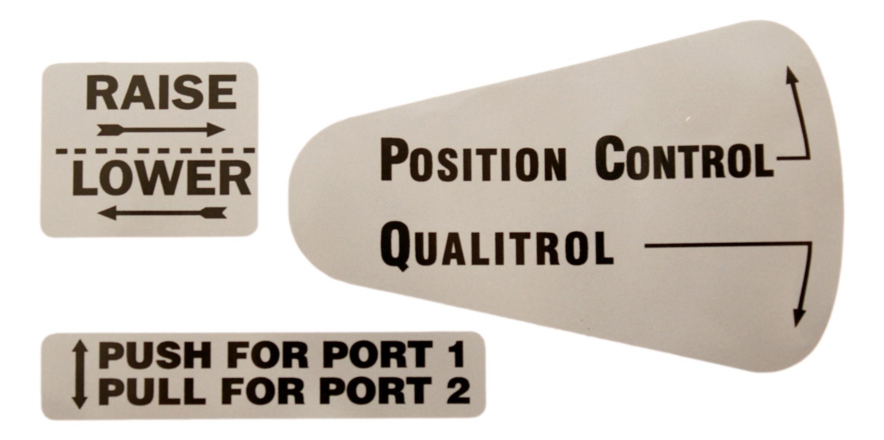 Dexta position control sticker set