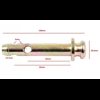 Verticale hefstang pen, Fordson Major Histoparts