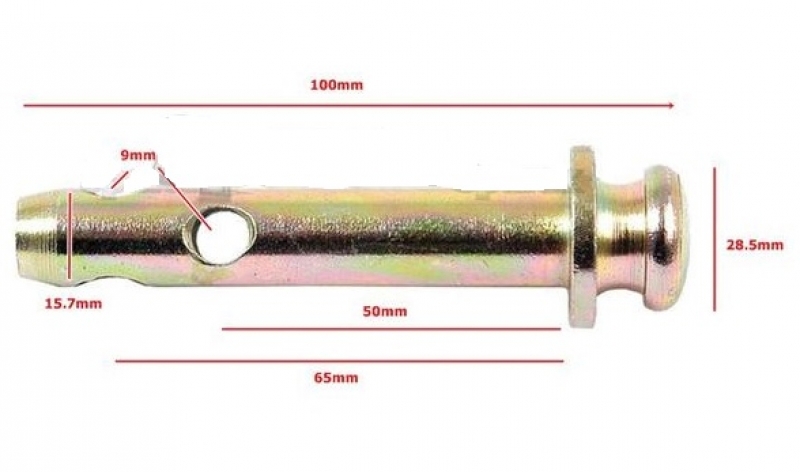 Verticale hefstang pen, Fordson Major Histoparts