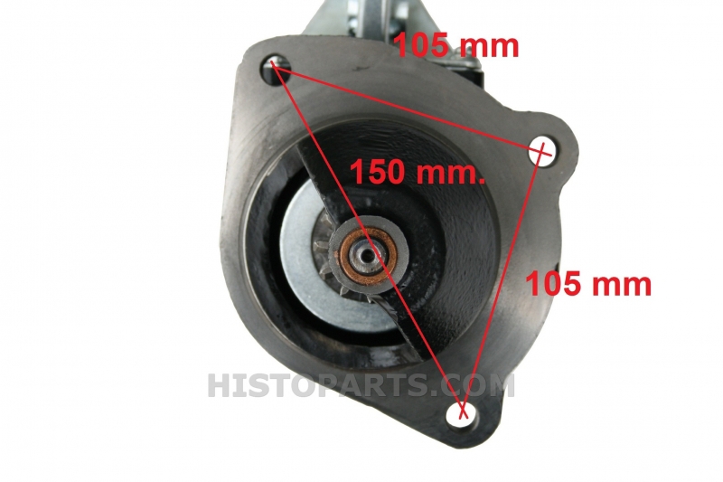 Startmotor, Fordson Dexta, Super Dexta Histoparts