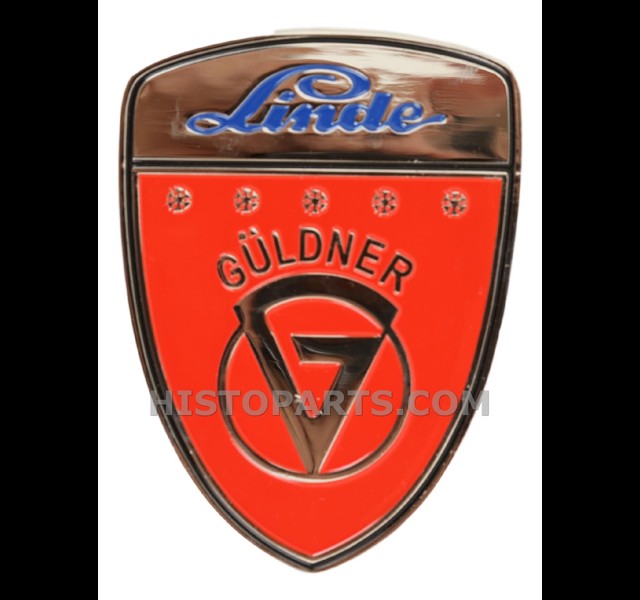 Chrome nose emblem, Guldner G-serie