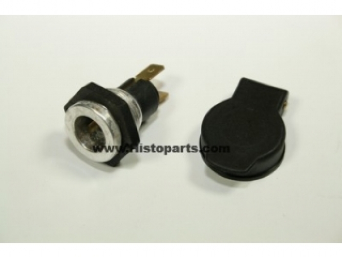 Plug and cap. external 12V. Fits Guldner G-serie
