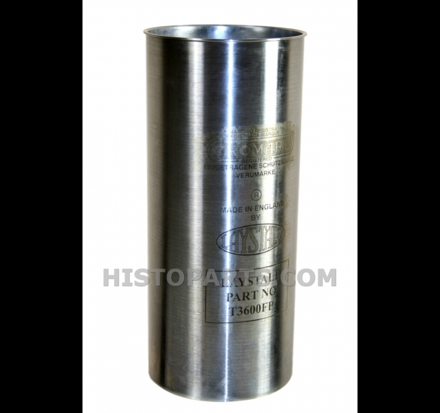 Chrome finished liner, with 1.14 mm lip at top.