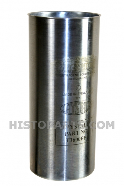 Chrome finished liner, with 1.14 mm lip at top.