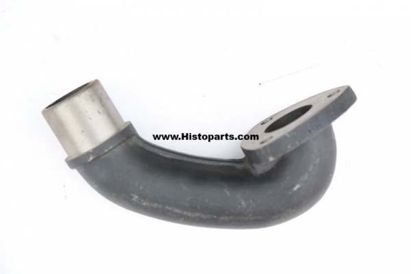 Exhaust elbow for vertical silencer,