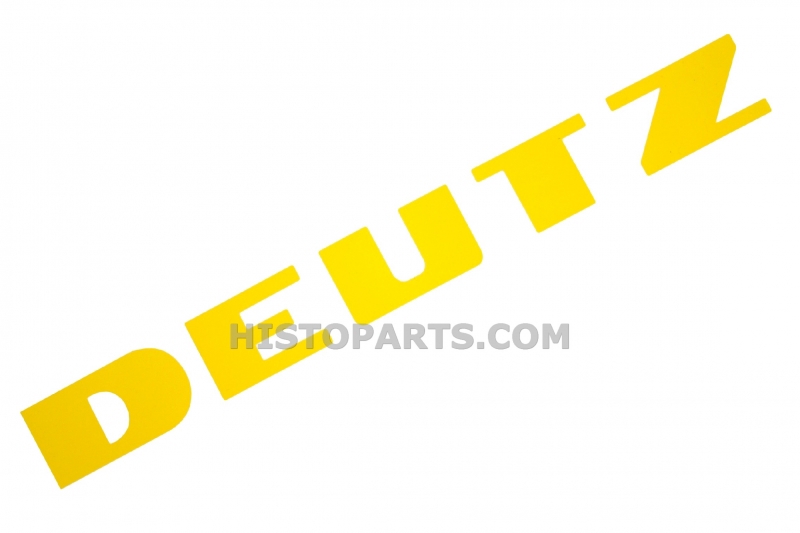 DEUTZ, yellow decal, 240 x 26mm