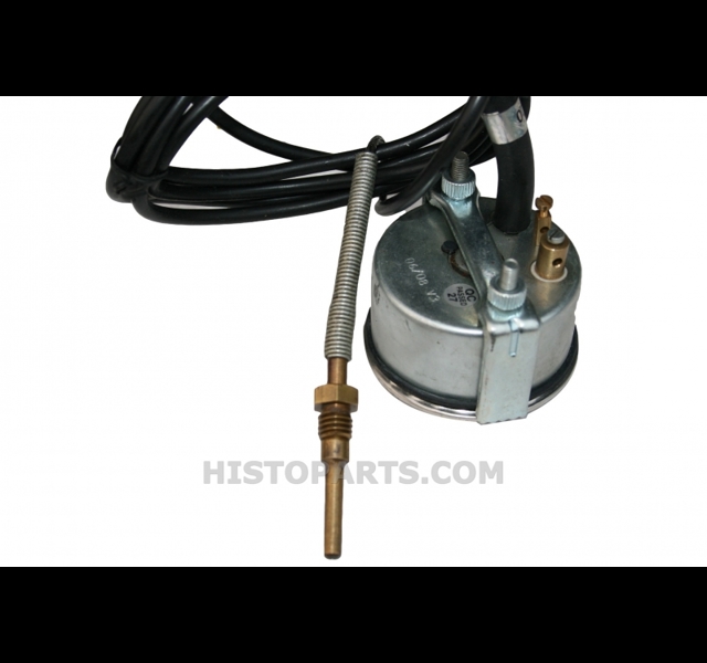 Temperatuurmeter voor luchtgekoeld. 60mm inbouw Histoparts