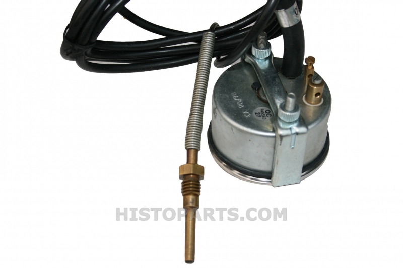 Temperatuurmeter voor luchtgekoeld. 60mm inbouw Histoparts