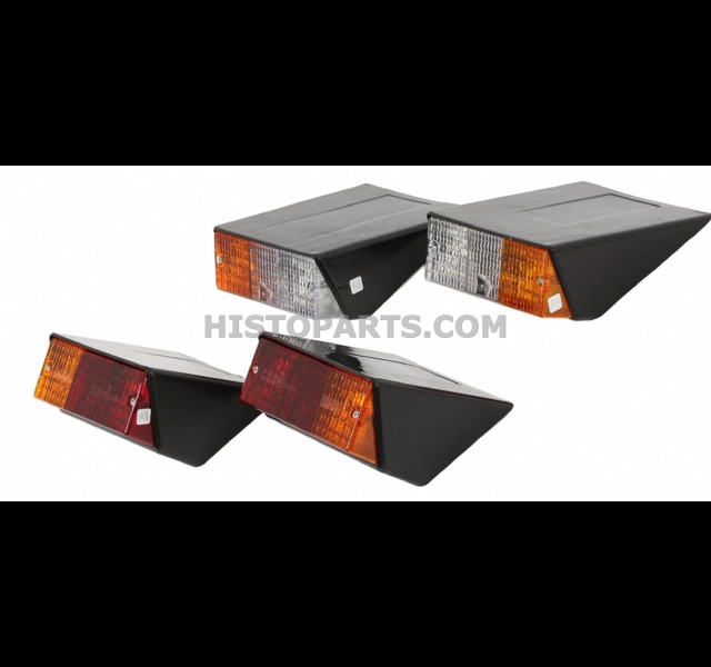 Deutz side and rear light set. 4 pc. set.