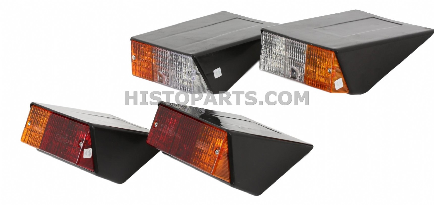 Deutz side and rear light set. 4 pc. set.