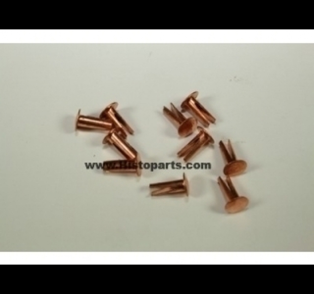 Split pin set 12 pc. for bonnet rubber or tape Histoparts