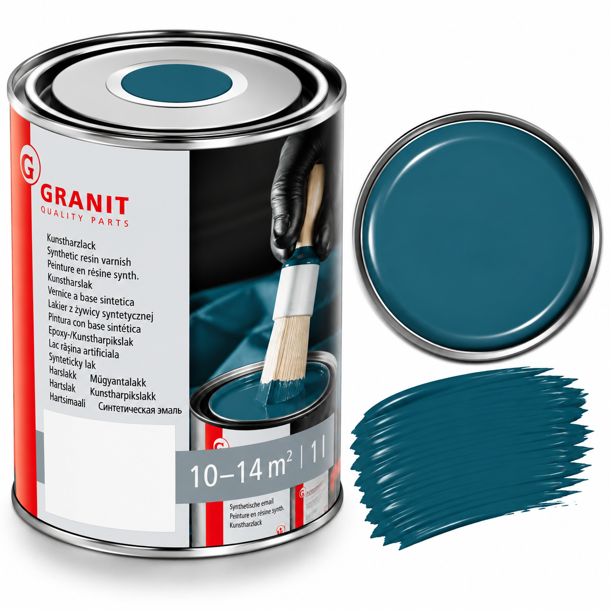 RAL 5009 Azuurblauw 1 Liter