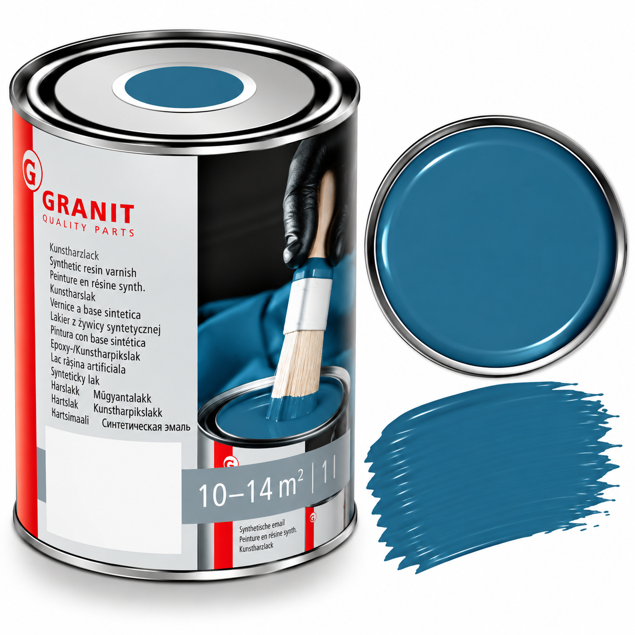 RAL 5019 Capri-blauw 1 Liter