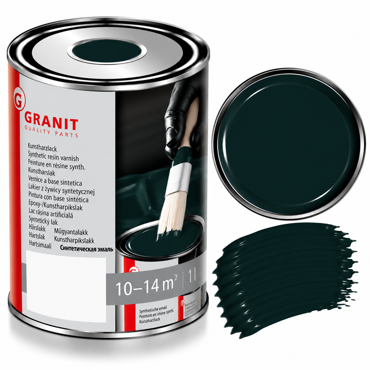RAL 7021 Black-grey 1 Liter