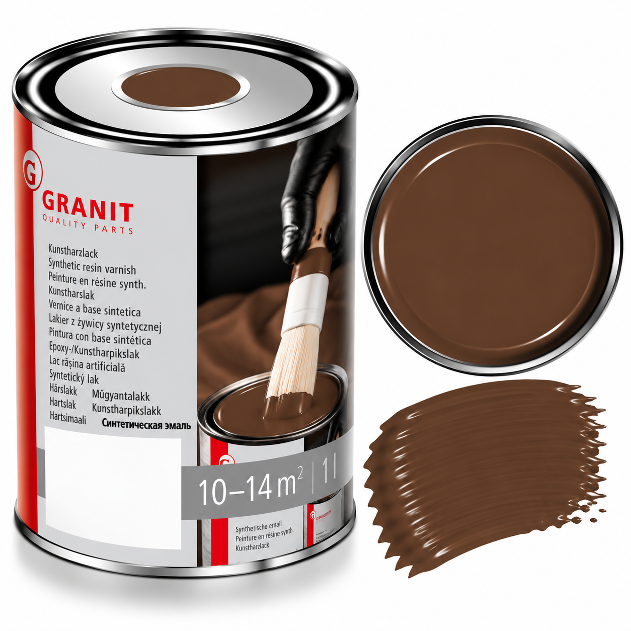 RAL 8011 Nut-brown 1 Liter
