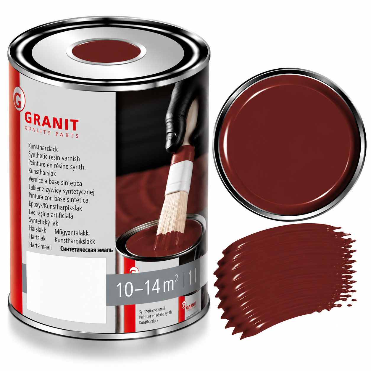 RAL 8012 Red-brown 1 Liter