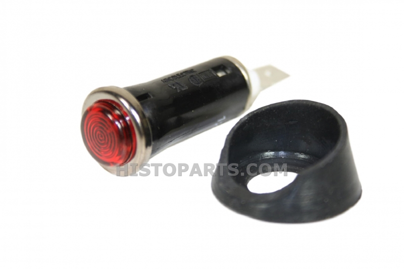 productfoto van Rood controle lampje met afdekkap, David Brown Selectamatic