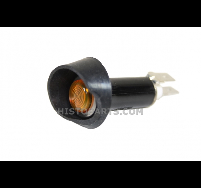 Amber, dash light with cap, David Brown Selectamatic