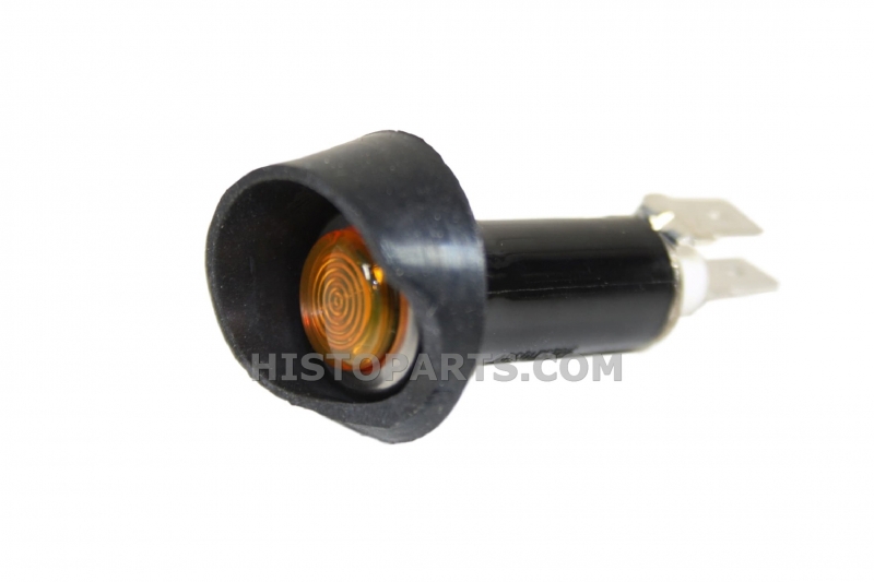 Amber, dash light with cap, David Brown Selectamatic