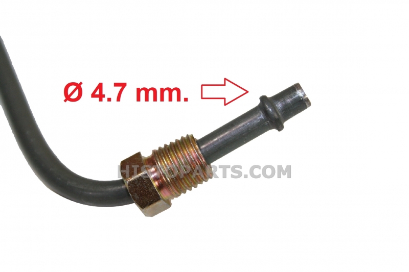 Fuel line, aux. tank to heaterplug. Massey Ferguson 135 Histoparts