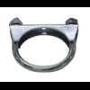 Exhaust clamp for vertical silencer