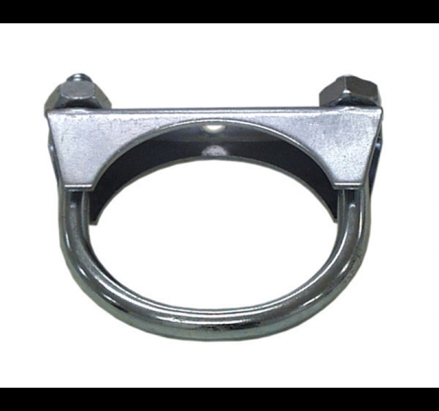 Exhaust clamp for vertical silencer