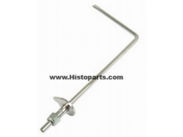 Chromen gas hendel (voor 355 mm hoge grille) MF135