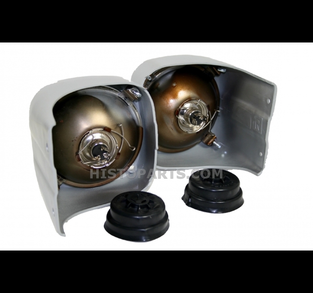Headlight set, pair. Massey Ferguson Histoparts