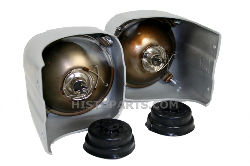 Koplamp set met kunststof behuizing Massey Ferguson Histoparts