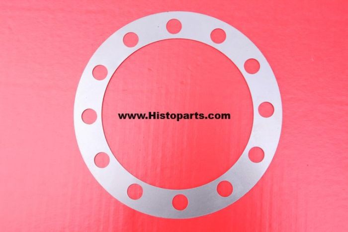Steek as afstel shim - metaal, 0.60 mm.