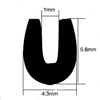 Rubber ring om middengrille 135327 Histoparts