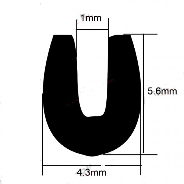 Rubber ring om middengrille 135327 Histoparts