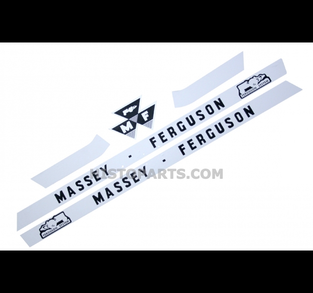 Bonnet decal set. Massey Ferguson 135