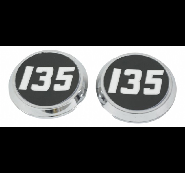 Bonnet side emblem set , MF135