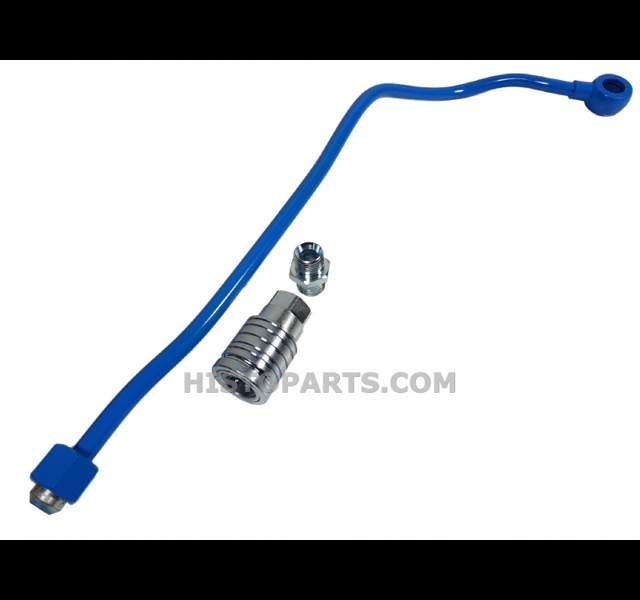 Extern trailer tipping pipe, Fordson Dexta
