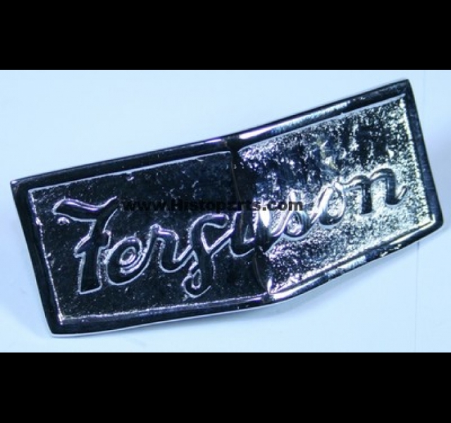 Chrome front badge, Ferguson TE