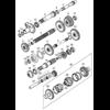 Synchromesh tandwielen pakket. MF135, 133, 165, 240 & 285 Histoparts