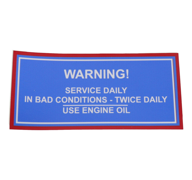 Stikker "Service daily" Ferguson TEF.