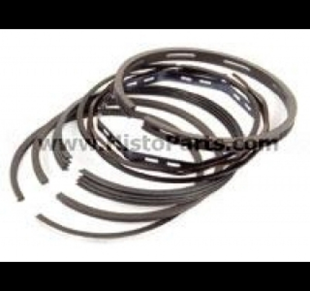 Piston ringset Perkins P3 & P6 with cast iron piston