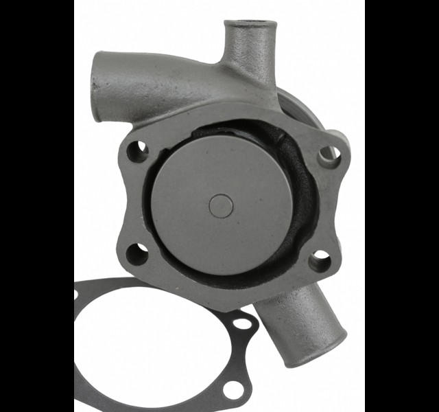 Waterpomp Perkins P3 motor in detail