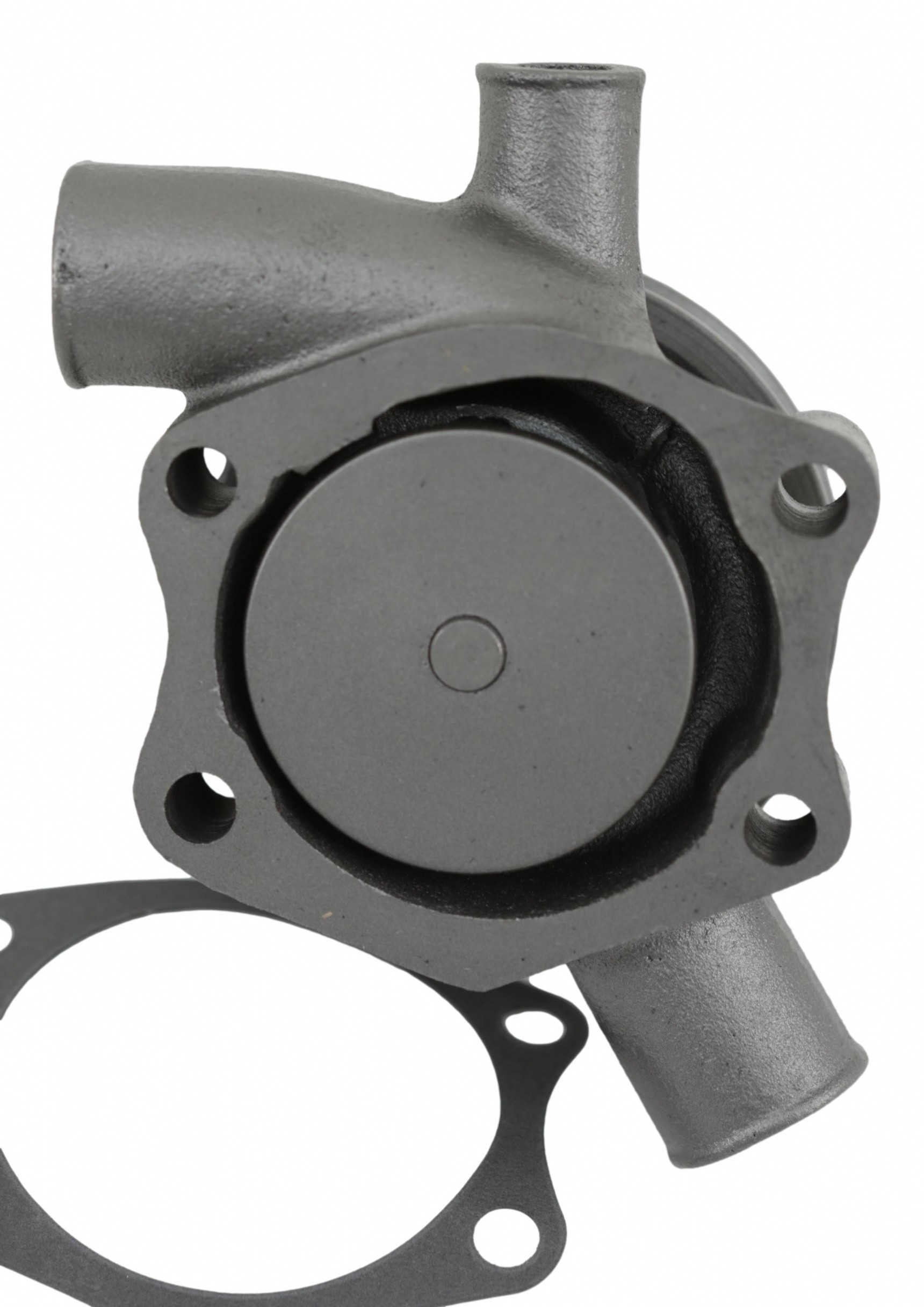 Waterpomp Perkins P3 motor in detail