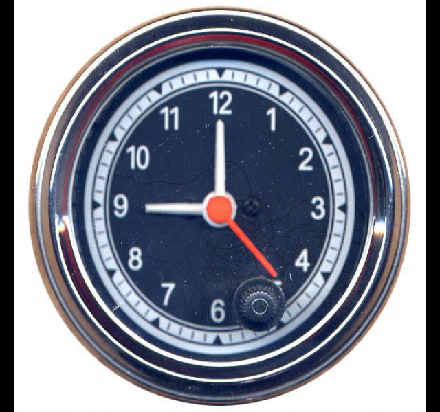 Klok, 12/24V voor in dashboard