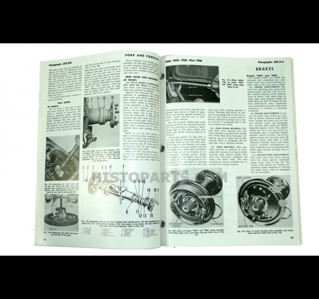 Workshop manual, Fordson Dexta, Major & 5000 - 9000 series Histoparts